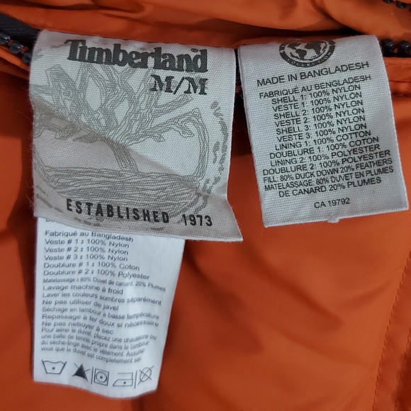 TIMBERLAND Reversible Puffer Color Block Utility Retreat Vest - Picture 7 of 16